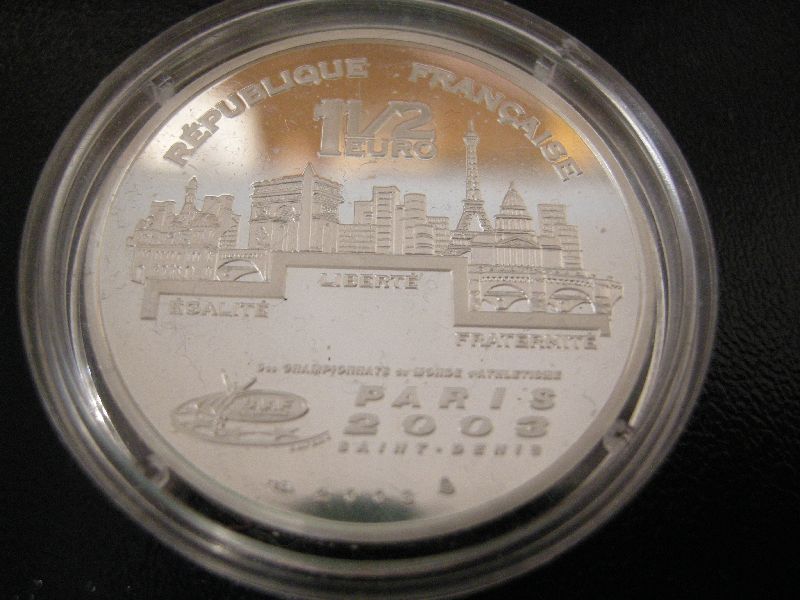 1 1/2 Euro Frankrijk 2003 Proof Hoogspringen (afbeelding voor) 1 1/2 Euro Frankrijk 2003 Proof Hoogspringen